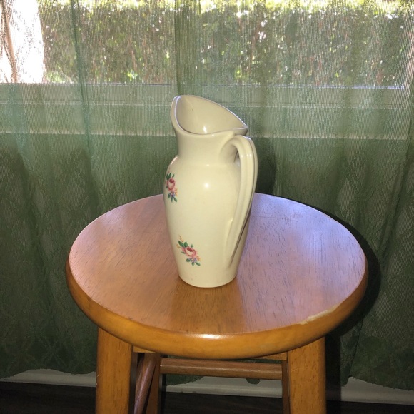 Vintage Royal Copley Mid Century Flower Pitcher Vase - Picture 2 of 4
